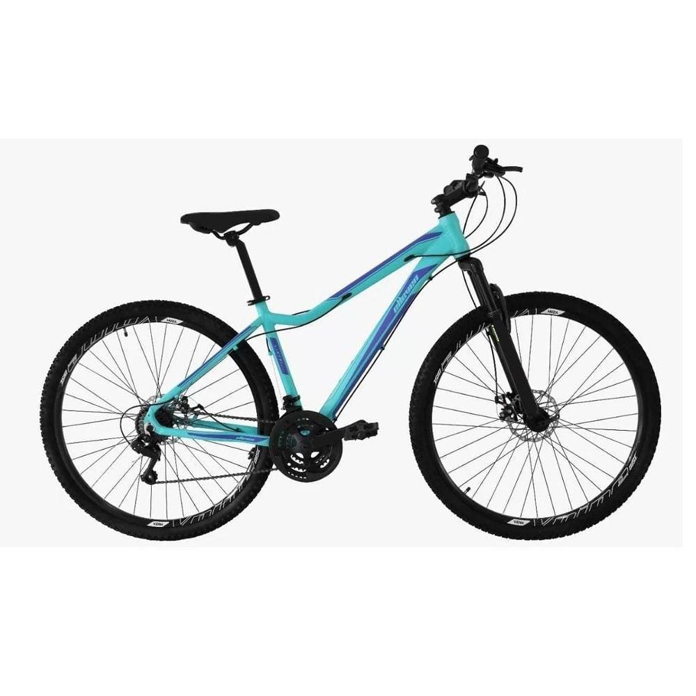 Bicicleta Elleven Lunna Aro 29 Susp. Dianteira 27 Marchas - Azul