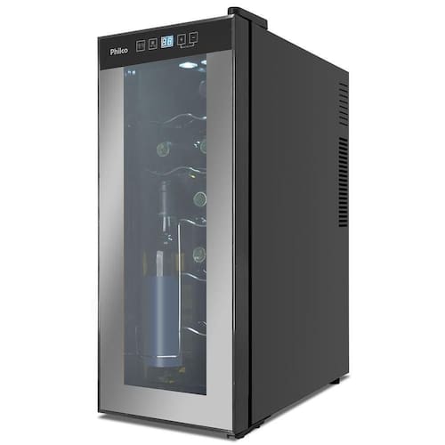 imagem-Adega Philco Pad12e Display Digital 12 Garrafas Bivolt