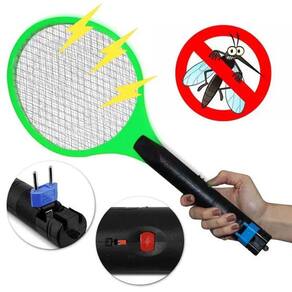 Raquete Mata Mosquito Pernilongo Elétrica Recarregável