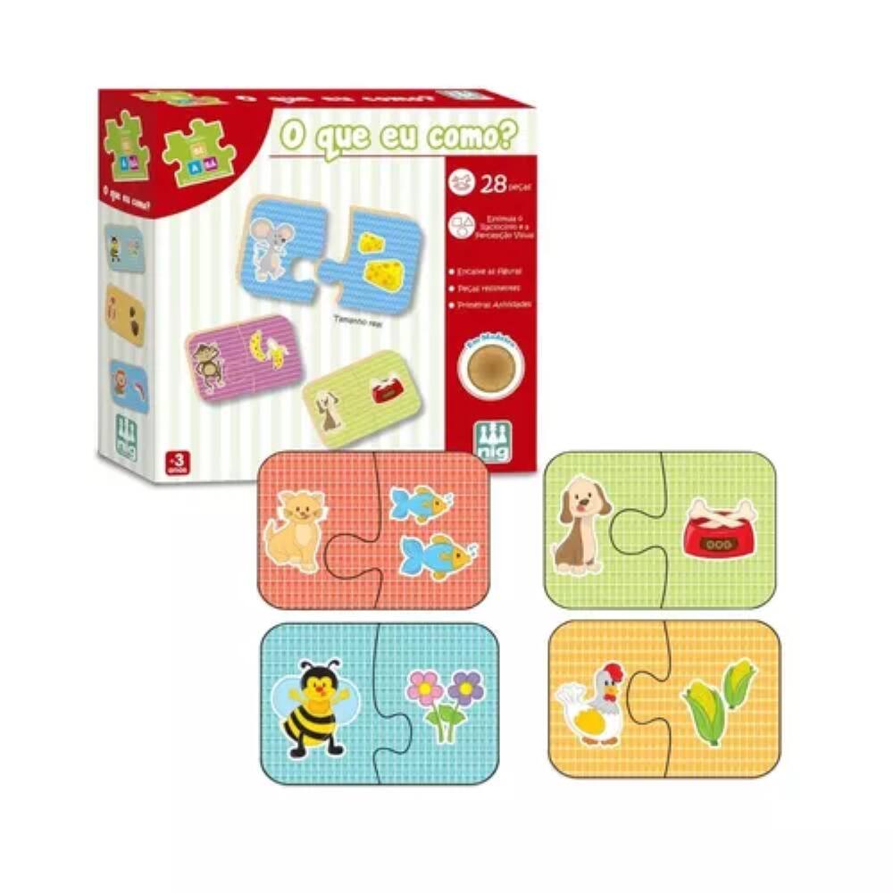 Quebra Cabeça Infantil para Bebês, Brinquedo Educativo Puzzle