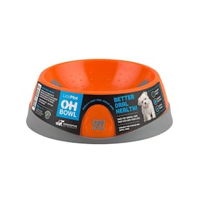 Comedouro De Lamber Lickimat Oh Bowl Para Cachorro Pequeno - Laranja