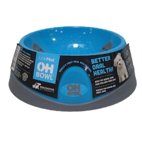 Comedouro De Lamber Lickimat Oh Bowl Para Cachorro Pequeno - Azul