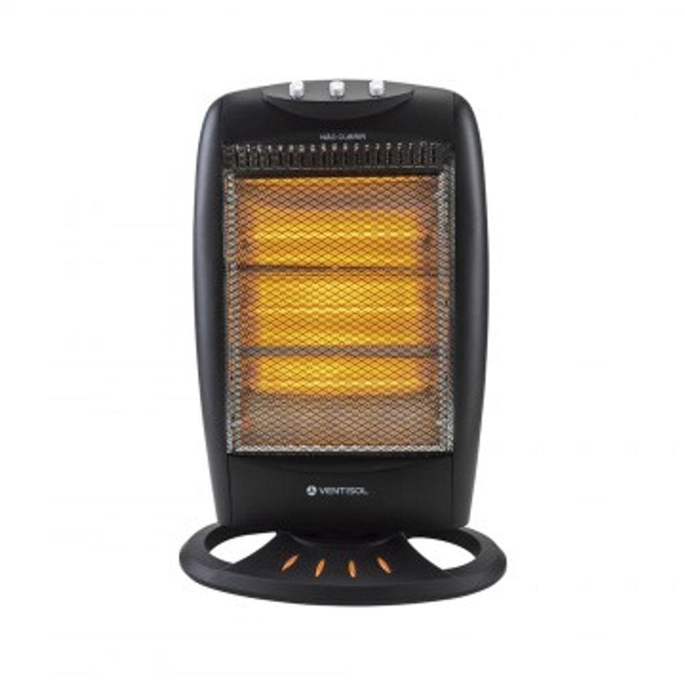 Aquecedor Ambiente Elétrico 1200 watts Halógeno Ventisol - Premium AH-02 - 220V