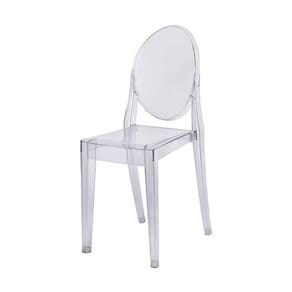 Cadeira Invisible Louis Ghost Policarbonato Transparente