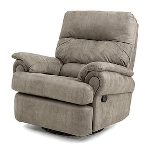Poltrona Reclinável Mh-1217 Herval Estofada Sem Massageador Veludo Cinza C