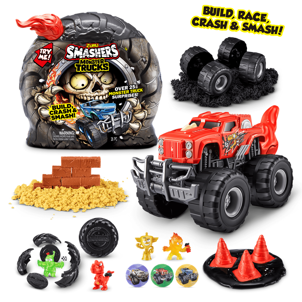 Monster Truck - Conjunto de jogos - Smashers Surpresa S1 - Vermelho START