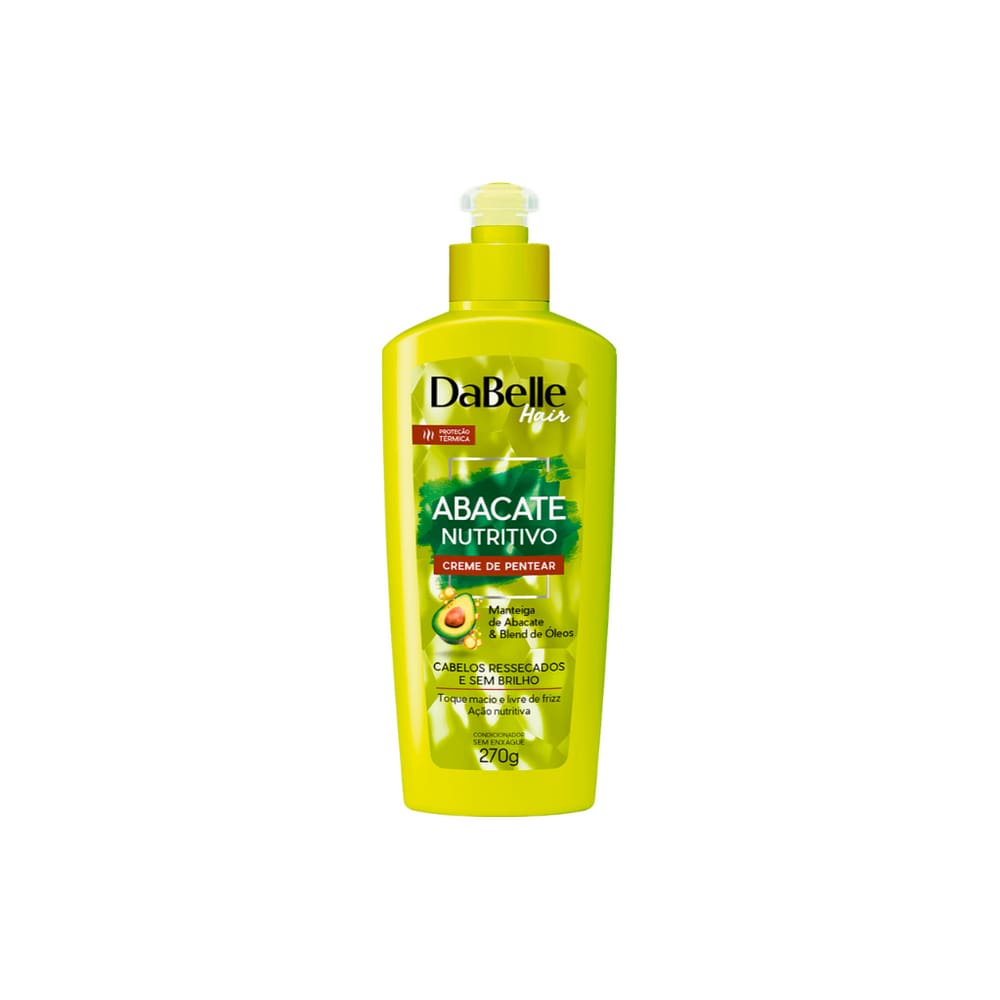 Creme Para Pentear Dabelle Abacate Nutritivo 270g