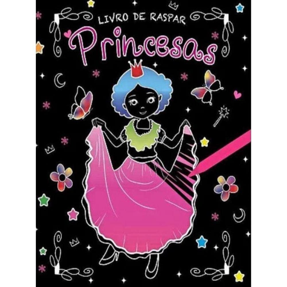 Livro De Raspar - Princesas