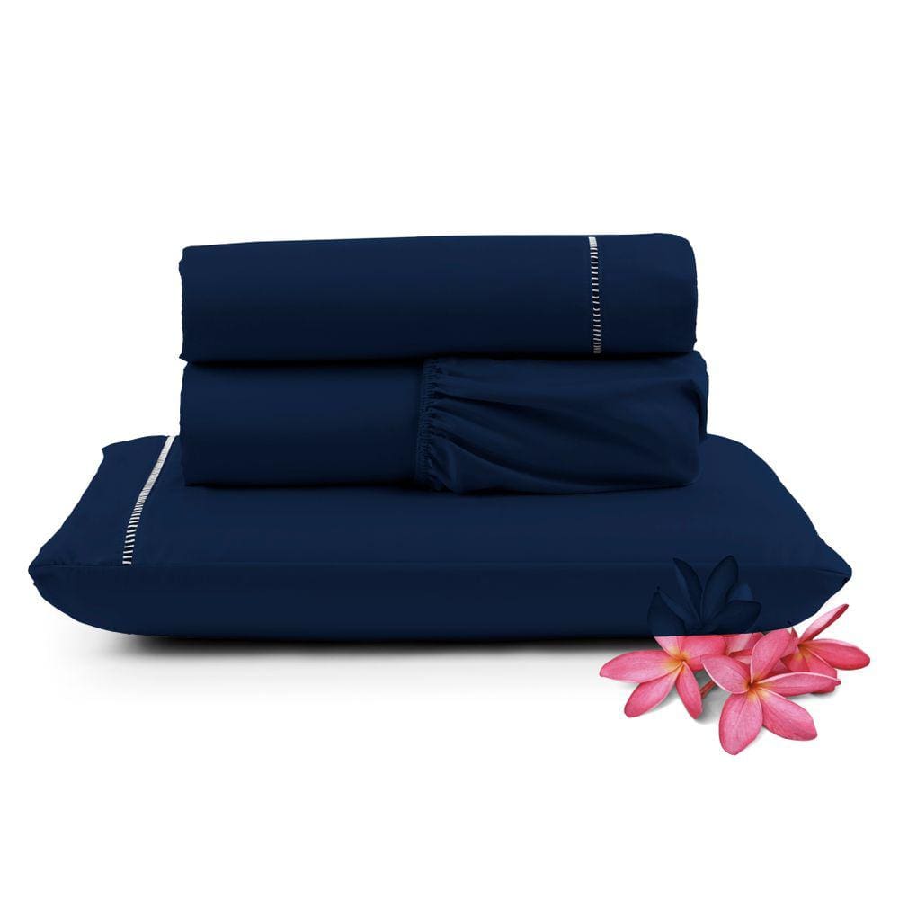 Jogo de lençol 3 peças 400 fios - SOLTEIRO