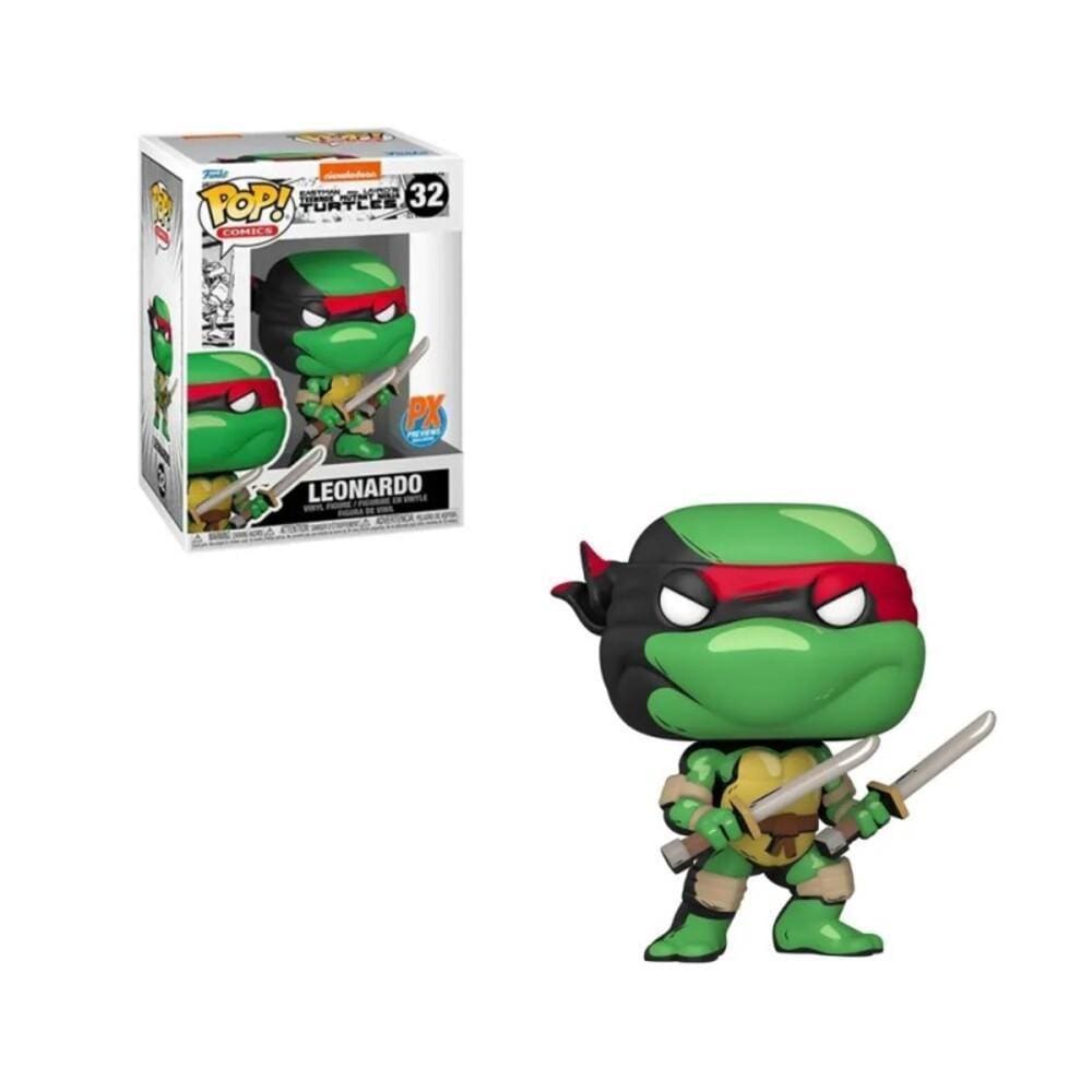 Boneco As Tartarugas Ninja Leonardo 32 Funko Pop Comics