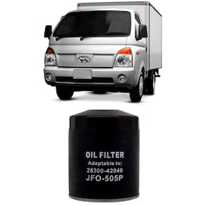Filtro Óleo Hyundai Hr 2.5 2005 A 2018 Wega