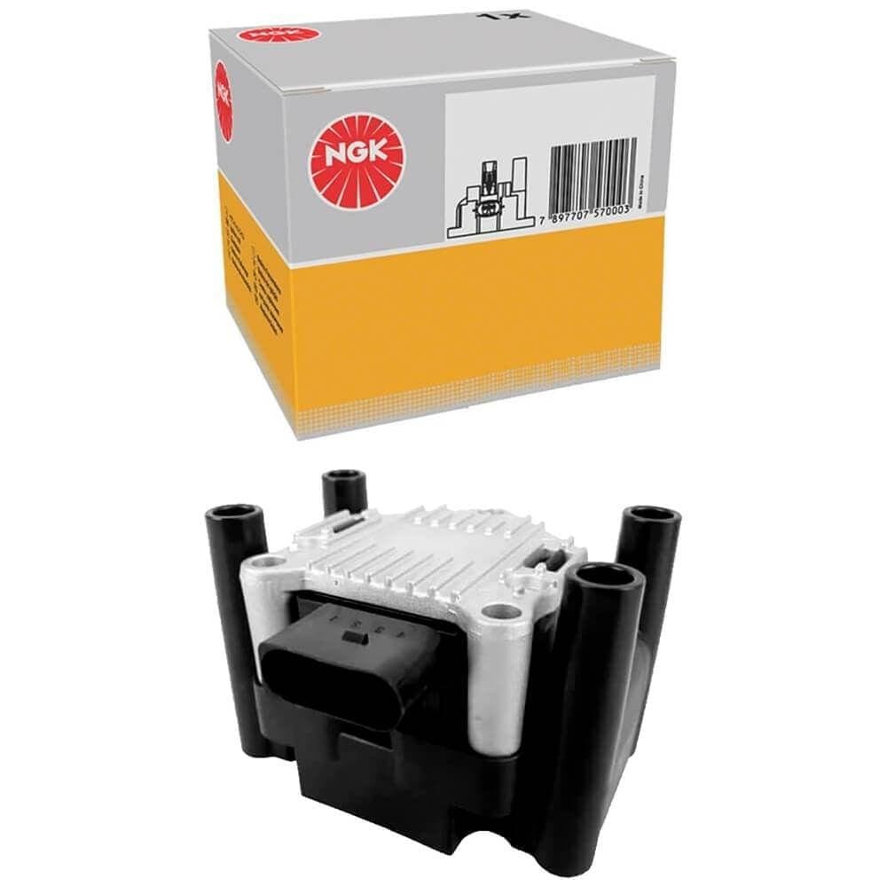 Bobina Ignição Volkswagen Golf 1.6 8v 2008 A 2016 Ngk