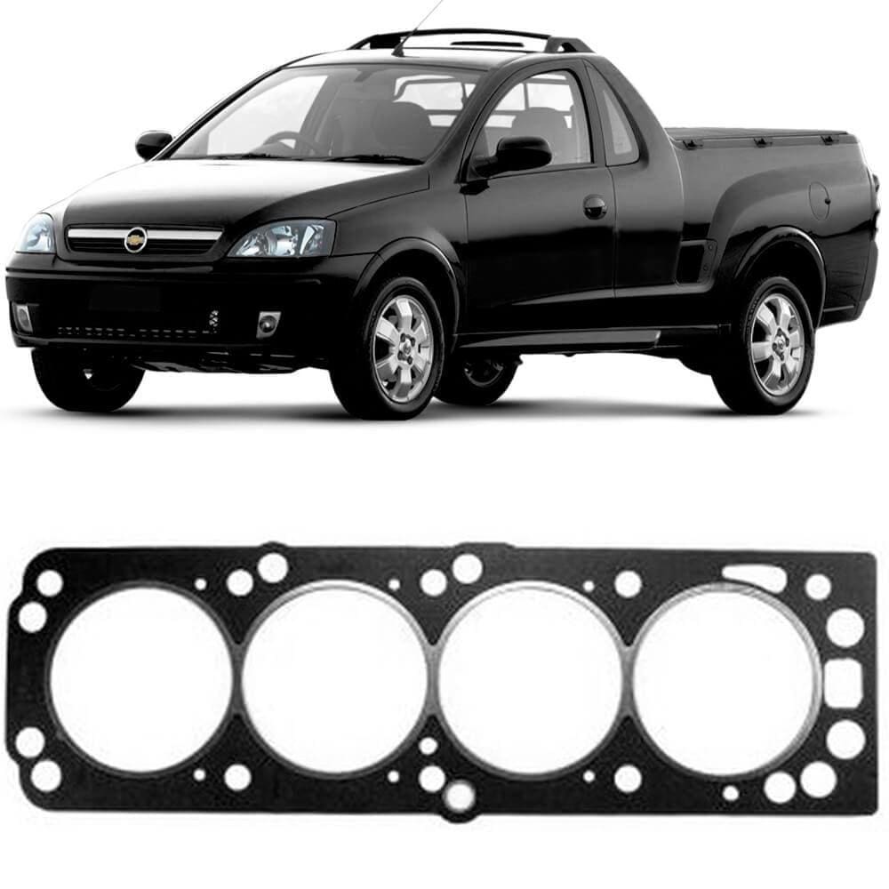 Junta Cabeçote Motor Chevrolet Montana 1.8 2004 A 2005 Fibra