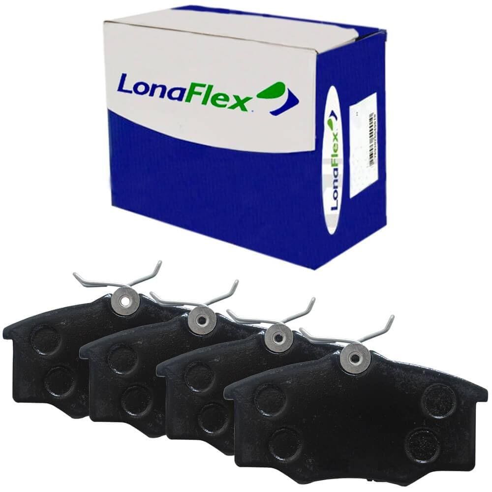 Kit Pastilha Freio Saveiro 2.0 98 A 2004 Dianteira Lonaflex