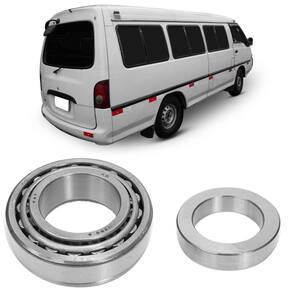 Rolamento Roda Hyundai H-100 94 A 2004 Traseiro Sem Abs Skf
