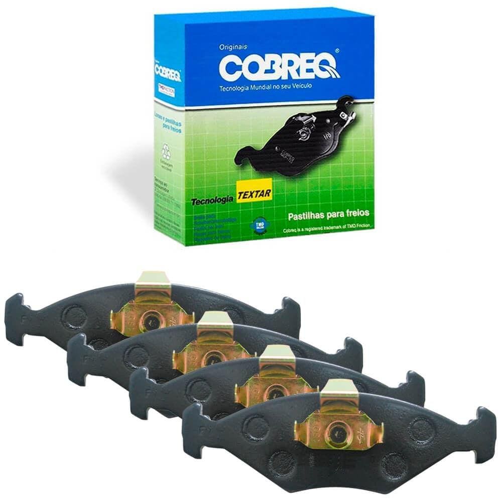 Kit Pastilha Freio Fiat Siena 98 A 2009 Dianteiro Cobreq