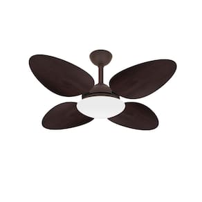 Ventilador Teto Trevo Econômico Sala 4 Pás Mdf Ventax 220V