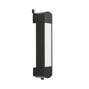 Luminária Led Difusa Preta P/Trilho 15W 3000K Bivolt 47cm