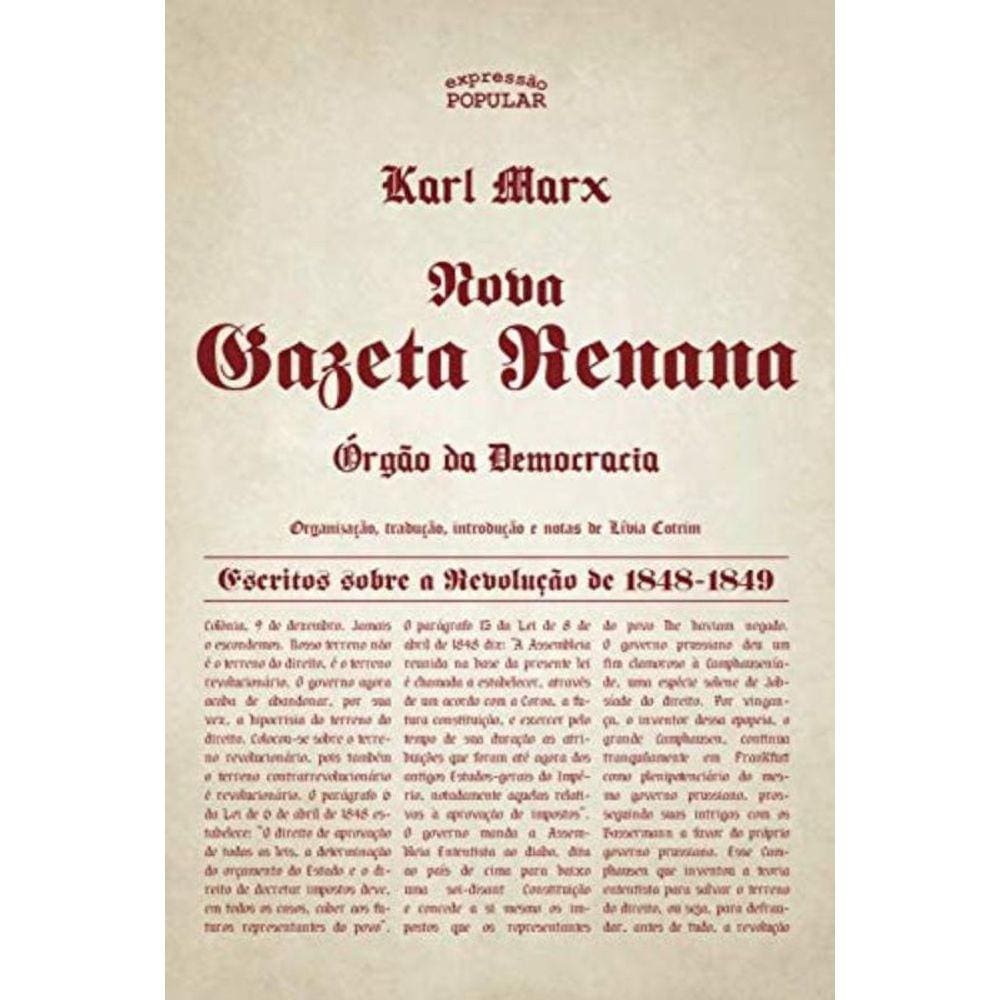 Nova Gazeta Renana ? 2 Volumes