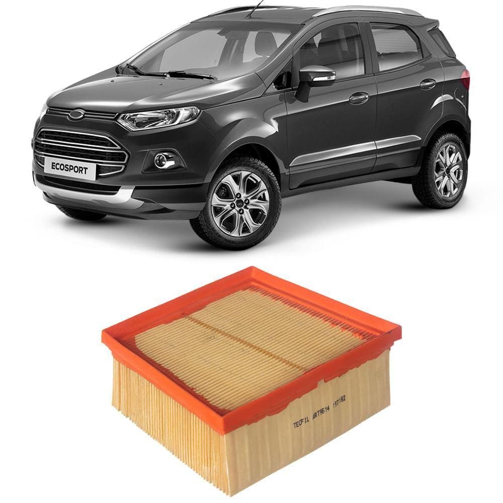 Filtro Ar Ford Ecosport 1.6 16v 2012 A 2017 Tecfil