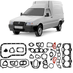 Jogo Junta Motor Fiat Fiorino 1.0 1.5 96 A 2005 Completo