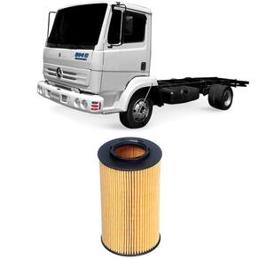 Filtro Óleo Mercedes Benz 914c Om 904 La 98 A 2003 Tecfil