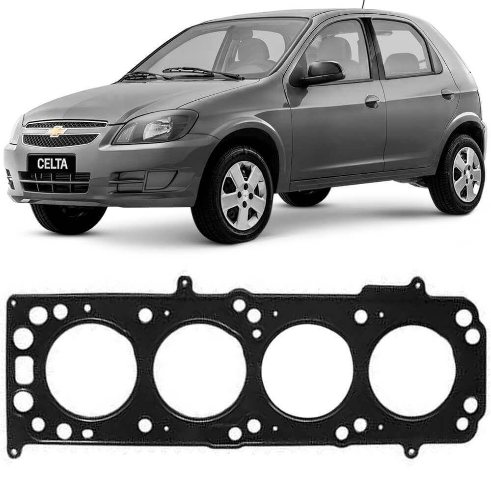 Junta Cabeçote Motor Chevrolet Celta 2001 A 2016 Metálica