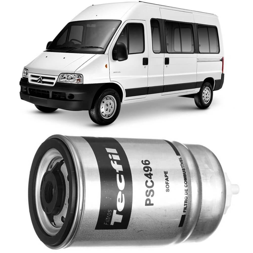 Filtro Combustível Citroen Jumper 2.8 2000 A 2009 Tecfil