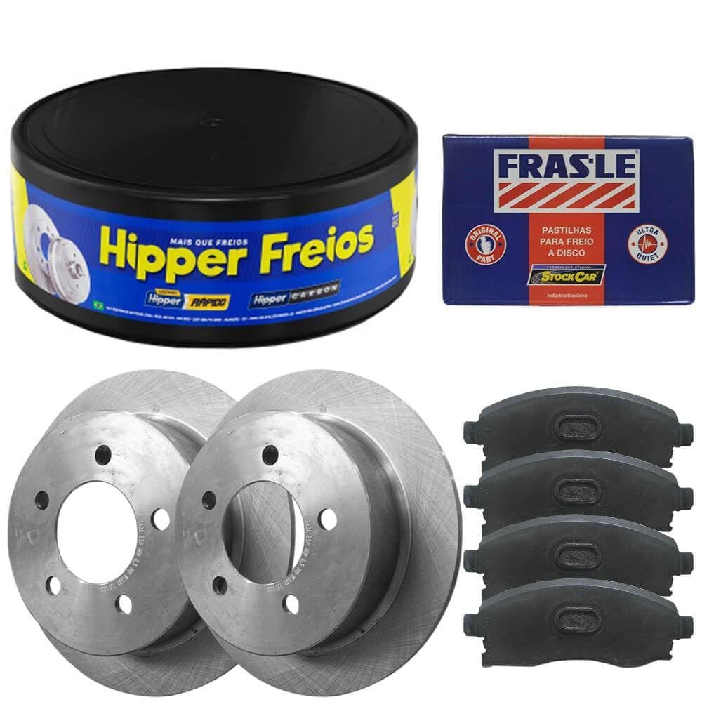 Kit Pastilha Disco Sportage 4x2 2005 A 2010 Traseiro Solido
