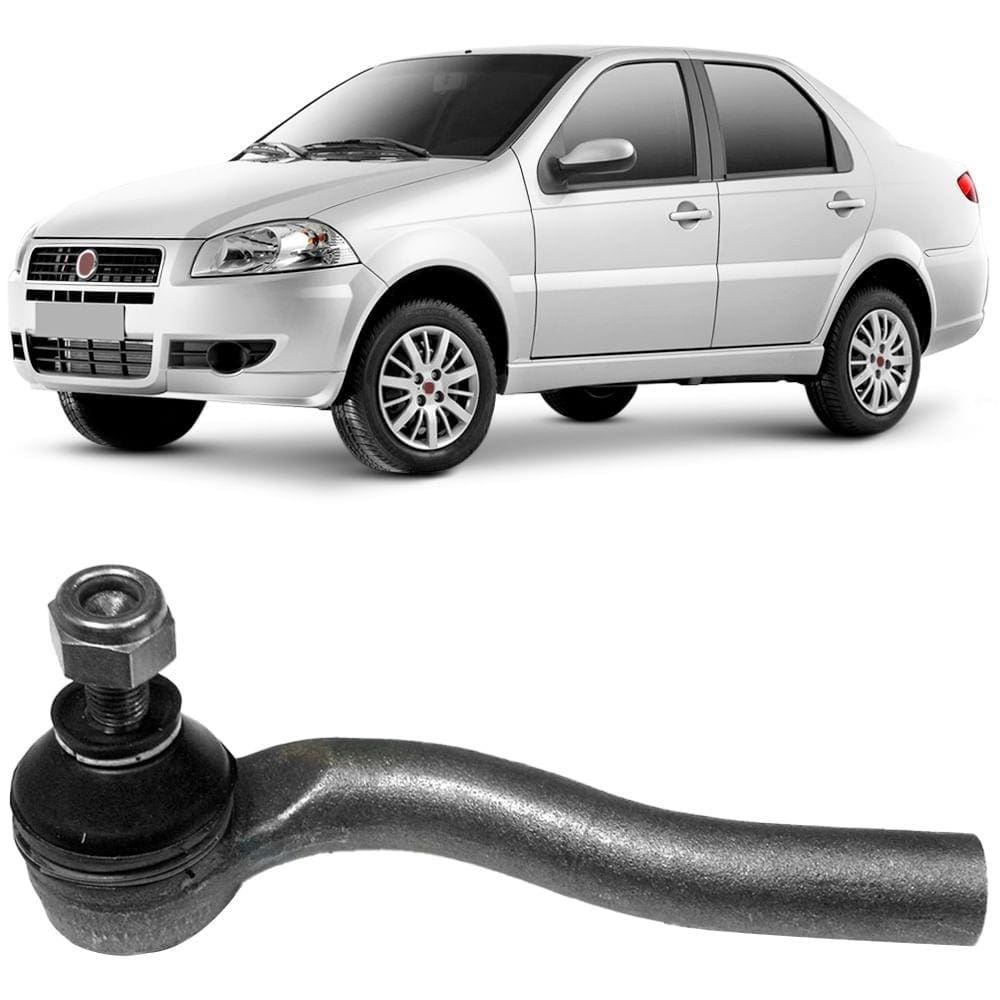 Terminal Direção Fiat Siena 97 A 2016 Dianteiro Ld Nakata