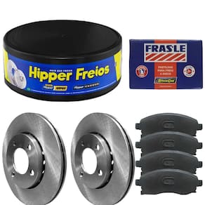 Kit Pastilha Disco Freio Peugeot 207 2009 A 2015 Diant Vent