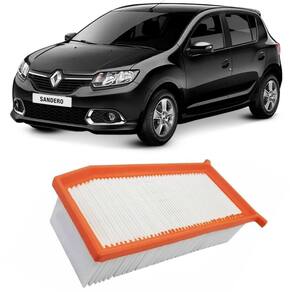 Filtro Ar Motor Renault Sandero 1.0 1.6 2.0 2015 A 2018