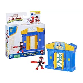 Conjunto Marvel Spidey Miles Morales e Banco - Hasbro F8362