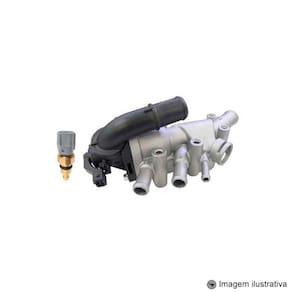 Kit Válvula Termostática Ka/Courier Rocam 1.0/1.6 Flex