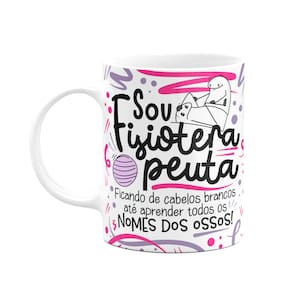 Caneca Flork Profissões - Sou fisioterapeuta M2