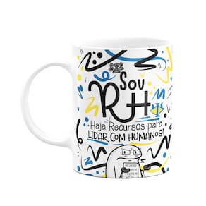 Caneca Flork Profissões - Sou Recursos Humanos