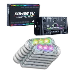 Central AJK Power VU RGB + 30 Faróis RGB AJK 6W