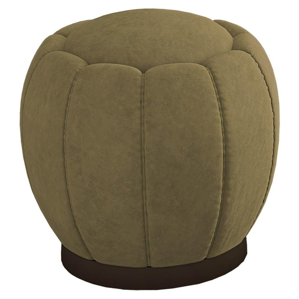 Puff Puf Para Sala Base Metal Tull Veludo SL 945 Peer