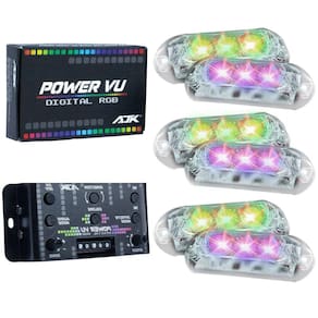 Central AJK Power VU RGB + 6 Faróis RGB AJK 6W