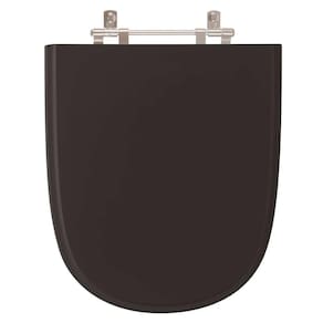 Assento Sanitario Poliester Ezedra Preto para vaso Ideal Standard