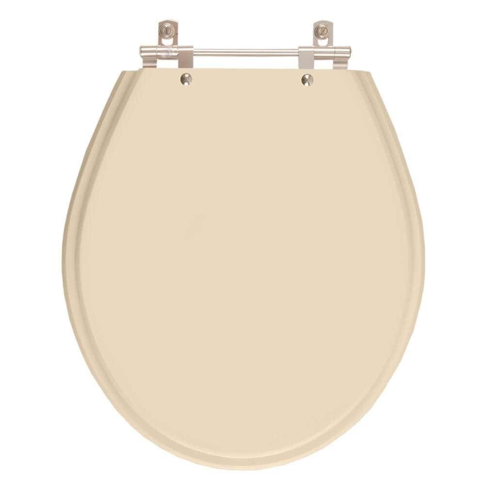Assento Sanitario Poliester Carina Visone (Salmão) para Vaso Ideal Standard