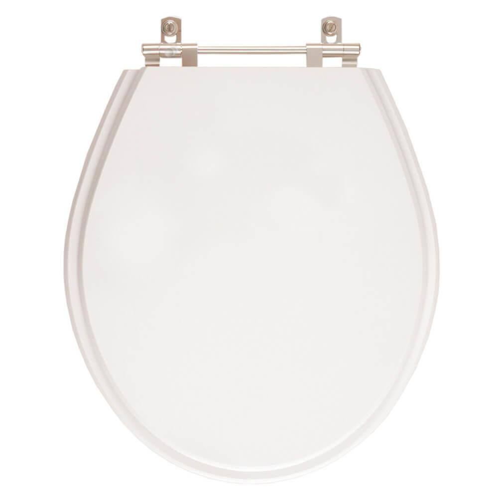 Assento Sanitário Acrílico Ravena Branco para vaso Deca
