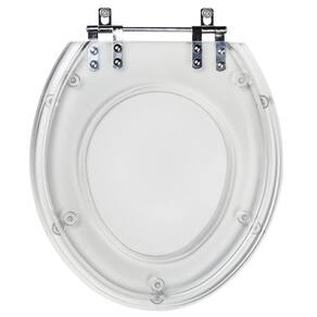Assento Sanitario Poliester Ravena Cristal para vaso Deca