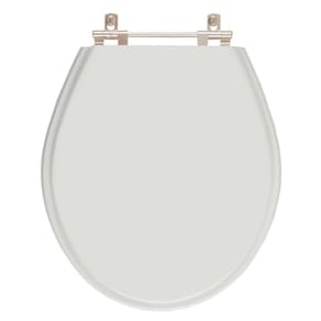 Assento Sanitário Poliester Carina Cinza Claro para Vaso Ideal Standard