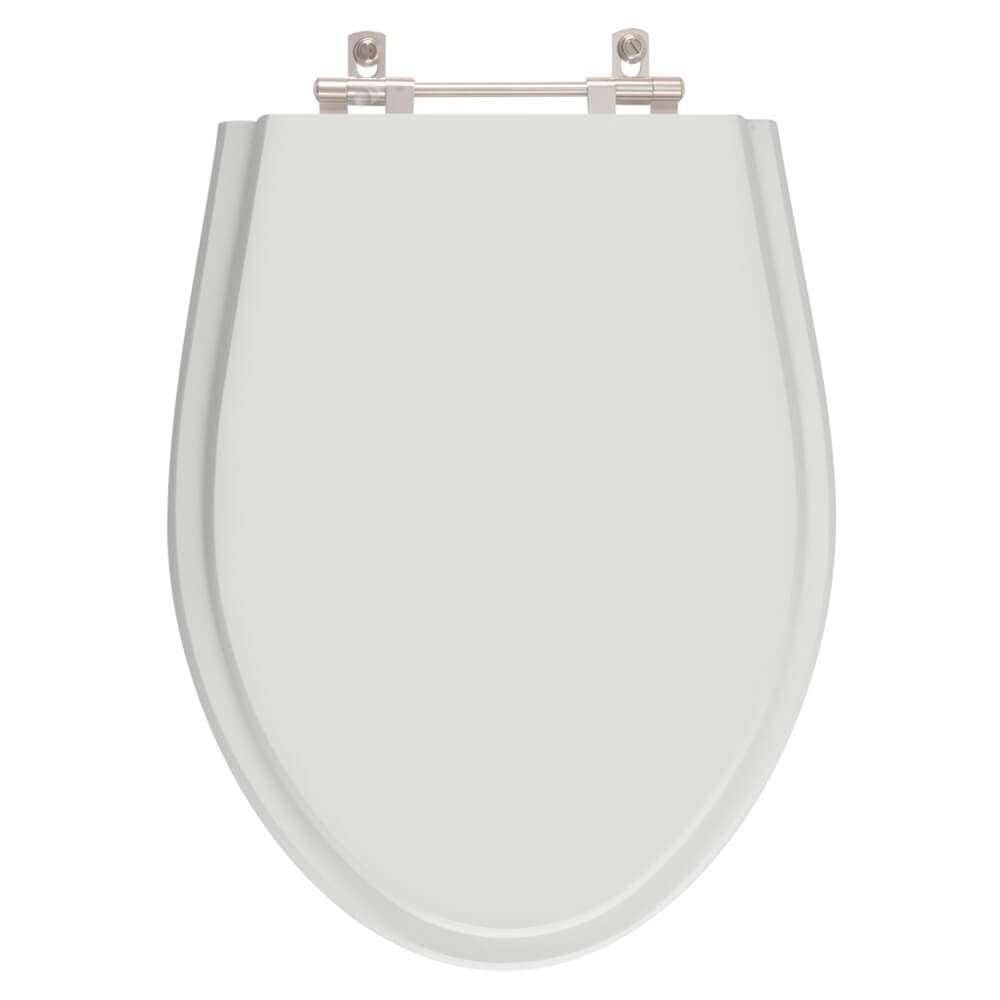 Tampa de Vaso Poliester Victoria Cinza Claro para bacia Ideal Standard