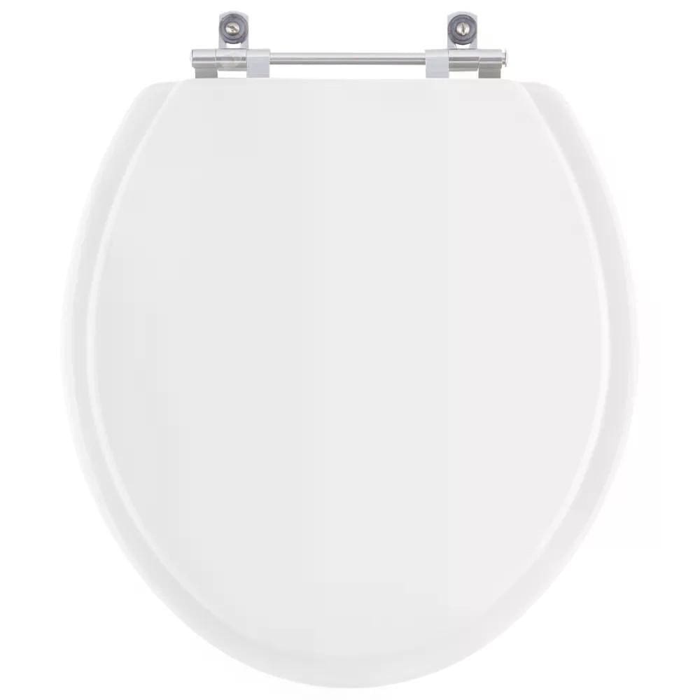Tampa de Vaso em MDF Diamantina Branco para bacia Icasa