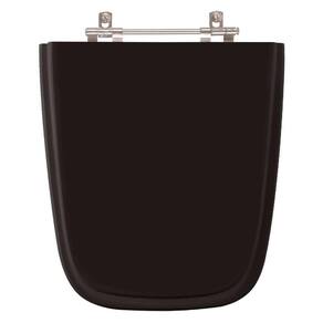 Assento Sanitario Aero Preto para vaso Ideal Standard