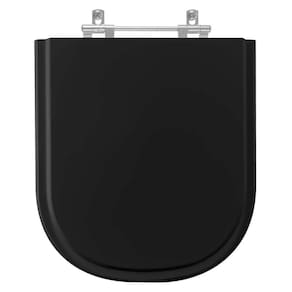 Assento Sanitario Poliester Etna Preto para vaso Icasa