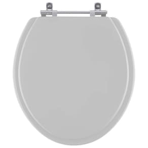 Assento Sanitario Poliester Izy Cinza Real para vaso Deca