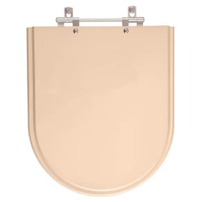 Assento Sanitario Poliester Carrara Rosa Floral para vaso Deca